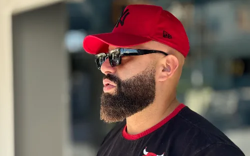 Barba desenhada — trabalho feito na Team Brothers Barbearia
